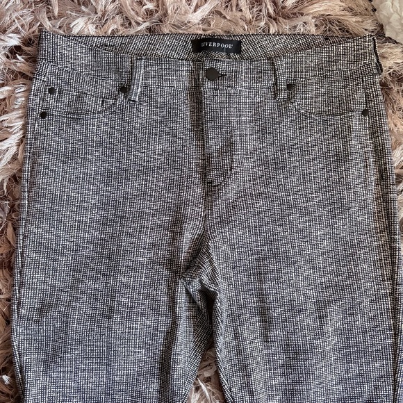 Liverpool Black and White Checkered Pants - Picture 3 of 12